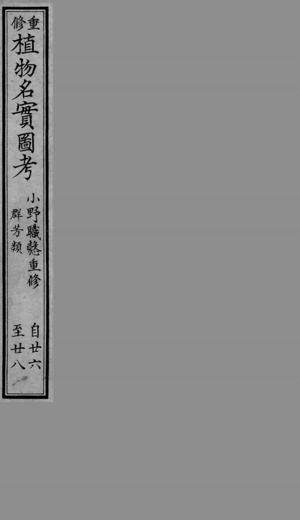 植物名实图考  26-28